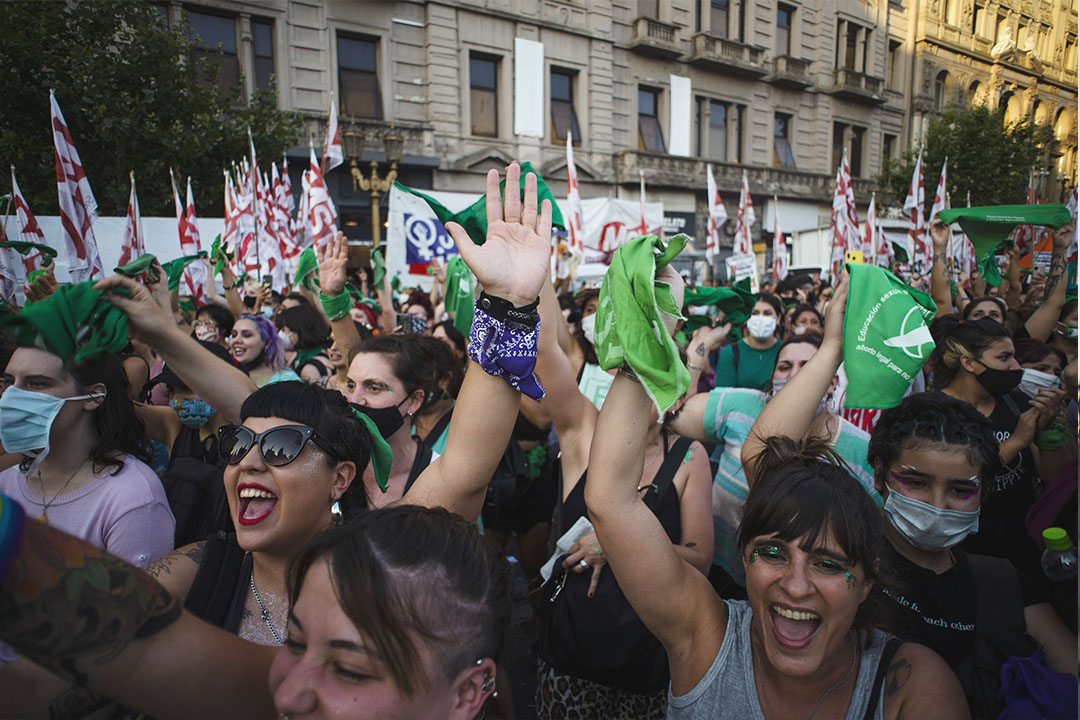 [Fotogalería] Postales de una jornada histórica: la marea verde por aborto legal