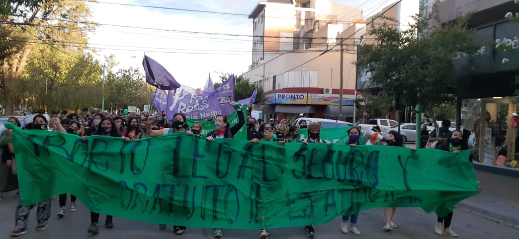 Es ley y así se vivió la jornada de lucha en Río Negro