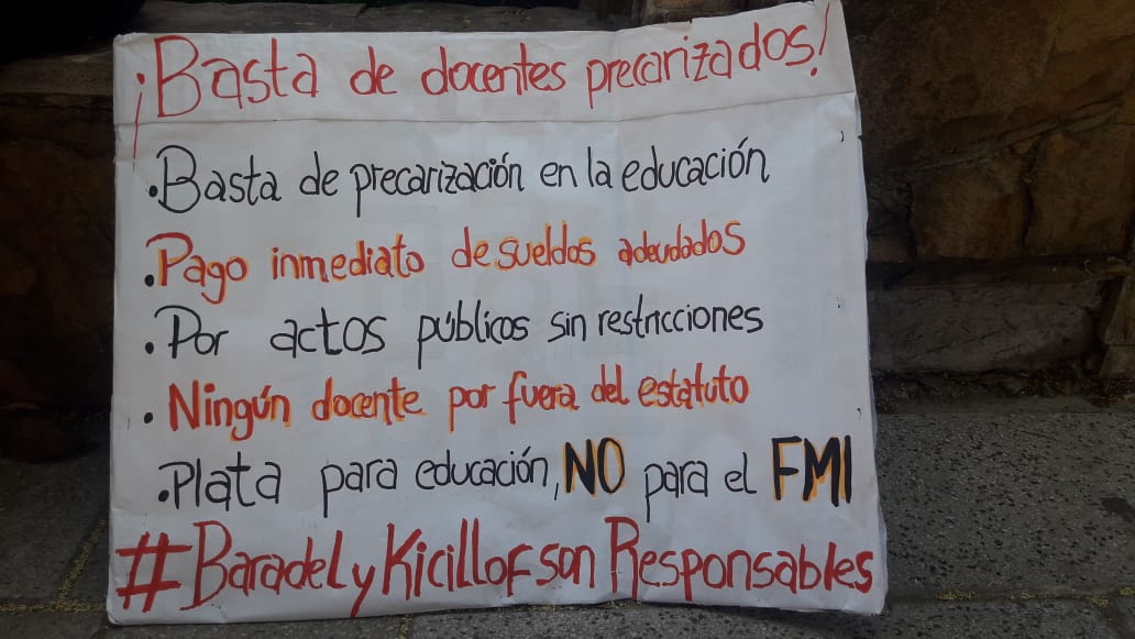 La precarización docente no se toma vacaciones, la organización para enfrentarla tampoco