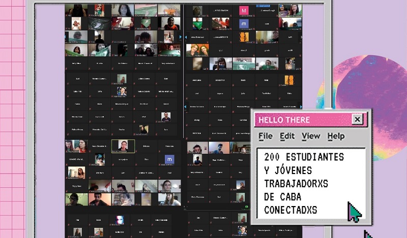 CABA: más de 200 estudiantes y jóvenes precarizadas en asamblea virtual con Pan y Rosas