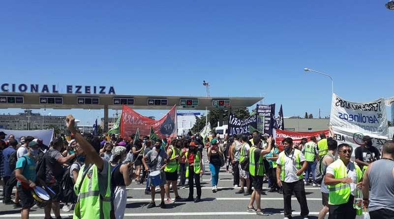 Triunfo de los trabajadores aeronáuticos de GPS mientras continúa la pelea por paritarias