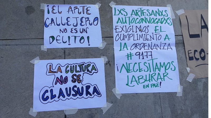 La Plata: artesanos del Parque Saavedra se organizan en defensa de su trabajo