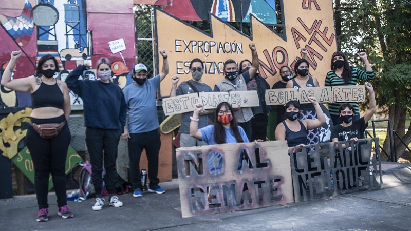 Estudiantes y obreros ceramistas se preparan para marchar el 24 en Neuquén