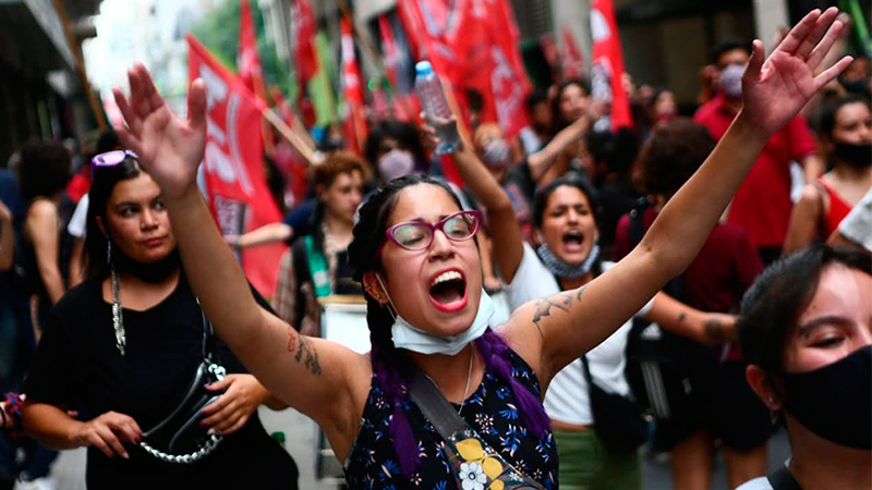 [Fotogalería] Una plaza llena de memoria y lucha