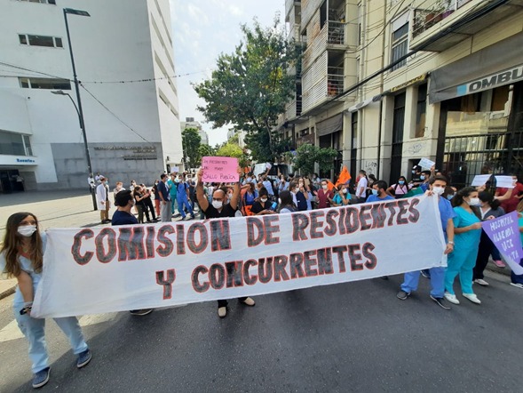 En primera persona: la lucha de los médicos residentes en Rosario