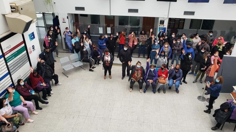 Río Gallegos: asamblea de enfermeras y enfermeros autoconvocados.