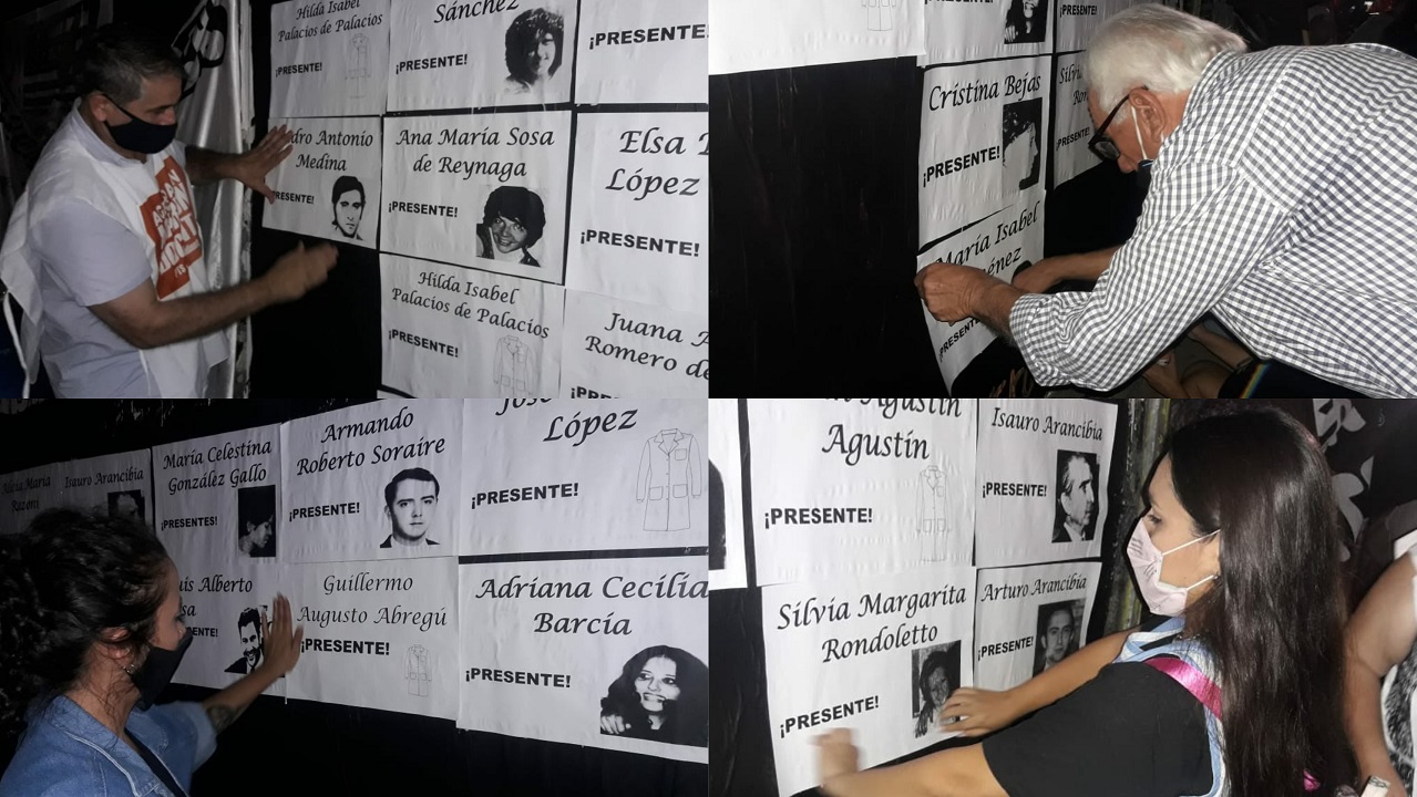 Homenaje a los docentes tucumanos desaparecidos en la dictadura