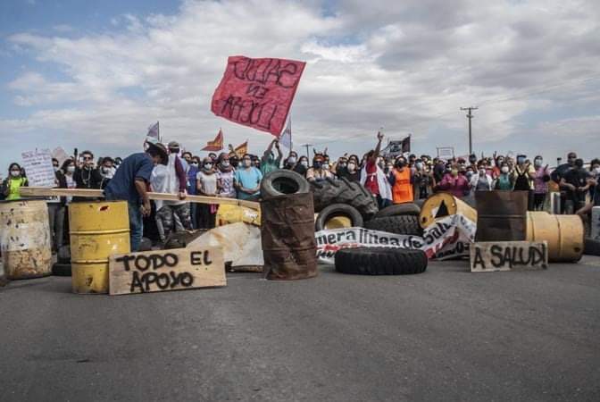 El piquete que incomodó a Carreras: una lucha que puede cruzar hacia Río Negro