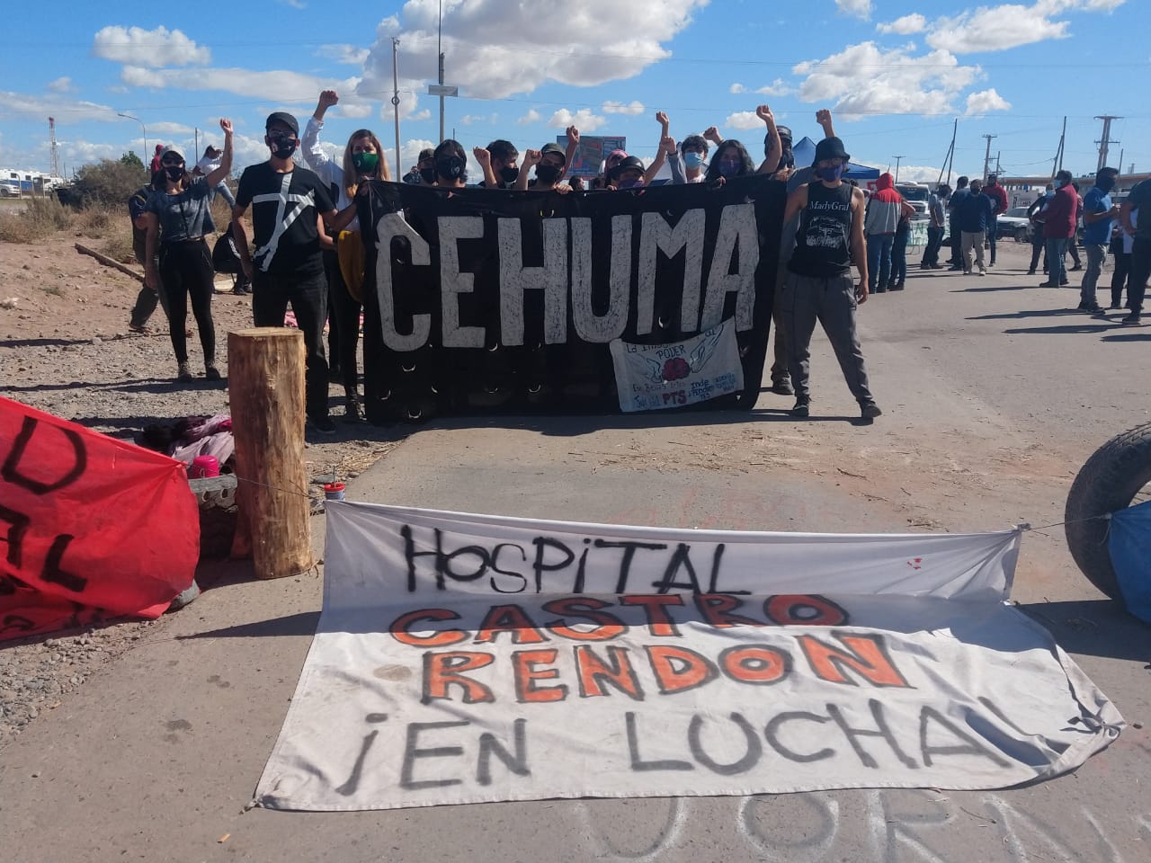 El Centro de Estudiantes de Humanidades suma apoyo de todo el país a la lucha de salud