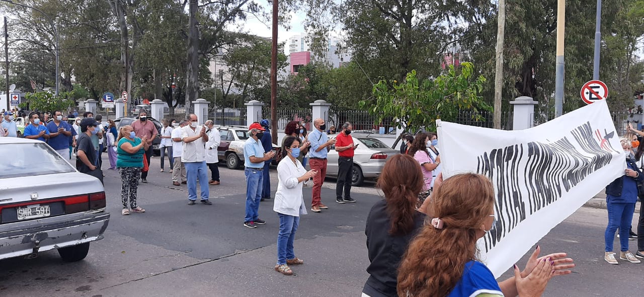 Jornada de protesta y paro ante traslado compulsivo en Hospital Tránsito Cáceres