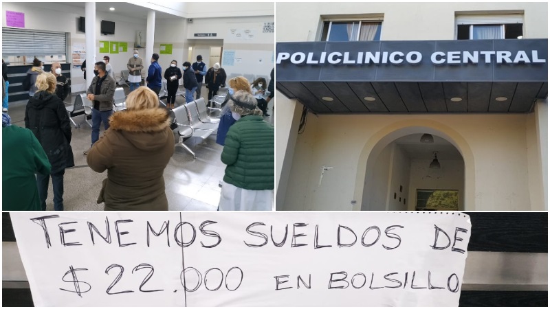 Trabajador del Policlínico de San Justo: “Las y los compañeros no llegan a darles de comer a la familia y tienen que ir a los comedores"