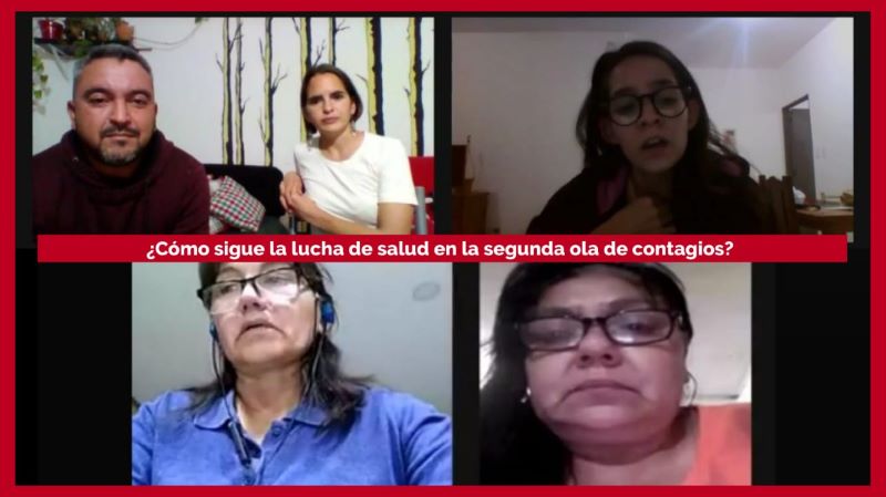 Charla con trabajadores de la salud de Río Negro y Neuquén