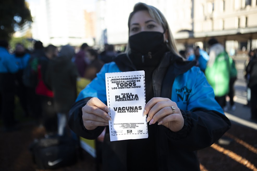 Mujeres tercerizadas del ferrocarril: su lucha frente a la complicidad del gobierno con las empresas