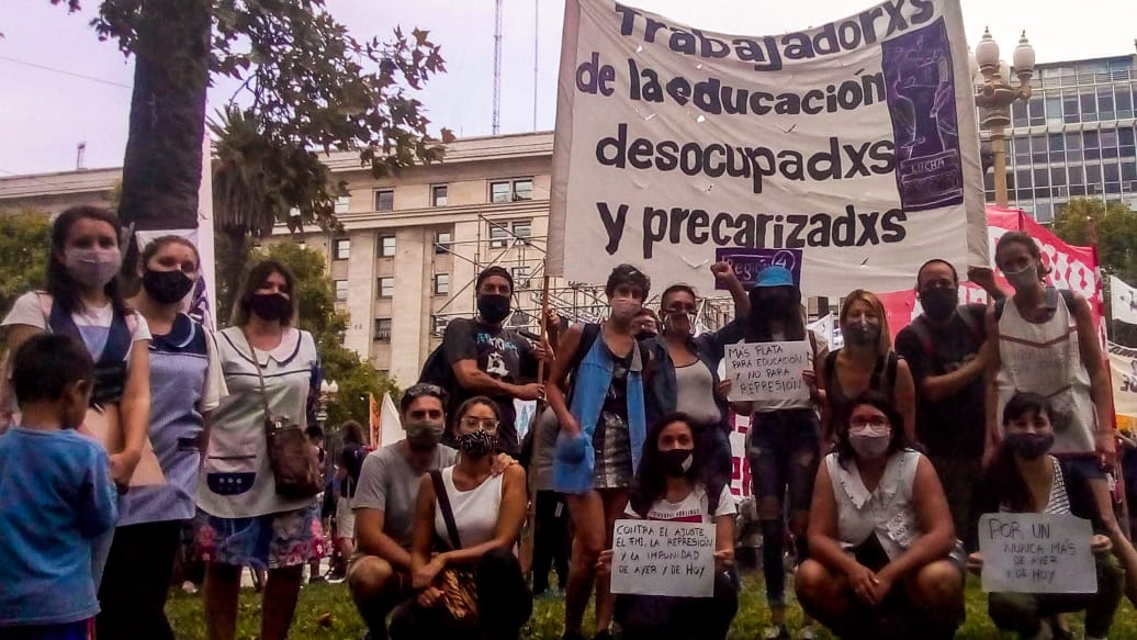 Docentes desocupados y precarizados organizan fondo de lucha y llaman a la coordinación