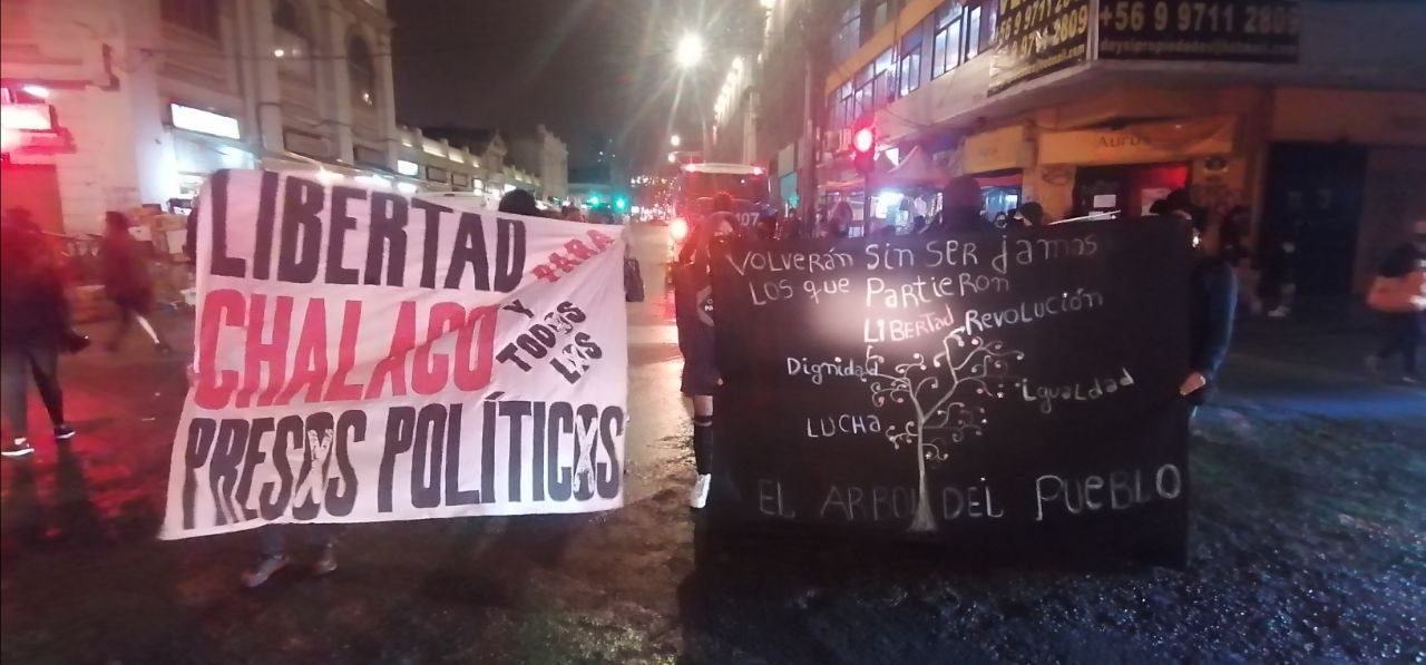 Marcha en Antofagasta: ¡No puede haber nueva constitución si hay presos de la rebelión!