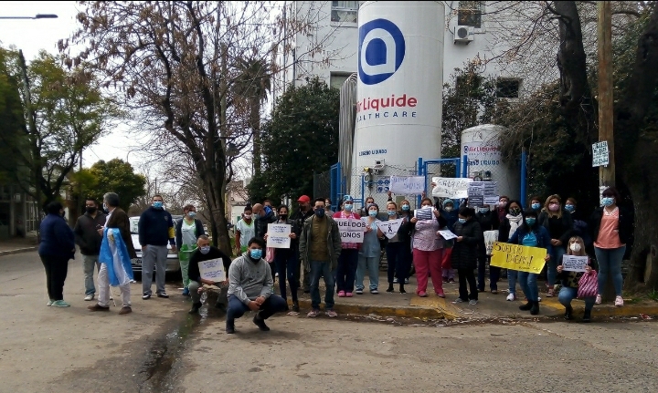 Trabajadores del Hospital Iriarte convocan a un corte en Puente Pueyrredón 