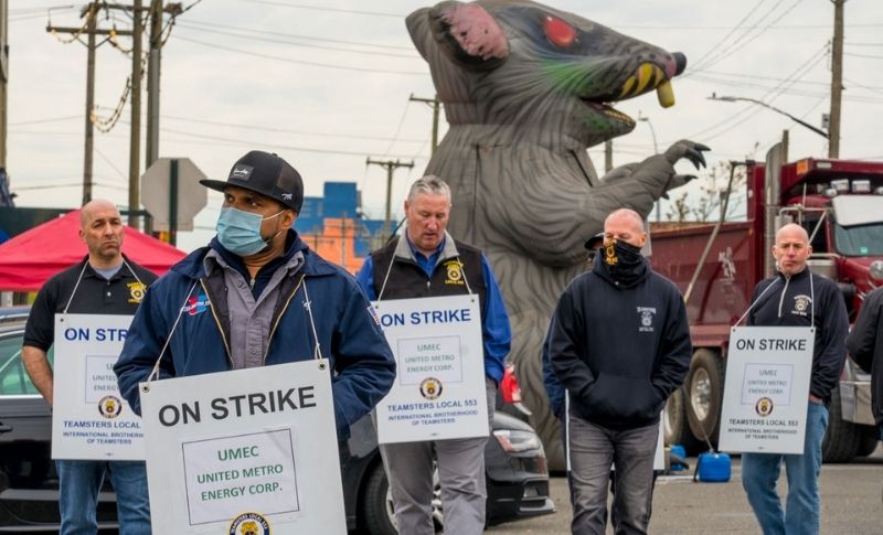  Brooklyn Oil Workers At United Metro Energy Enter Second Month of Strike