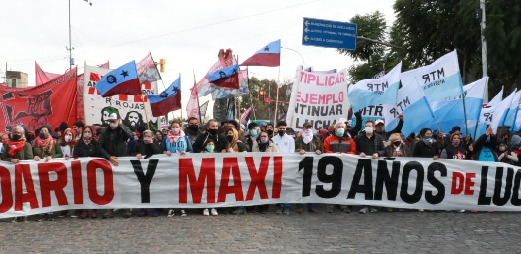 A 19 años de la Masacre de Avellaneda ¡Dario y Maxi presentes!