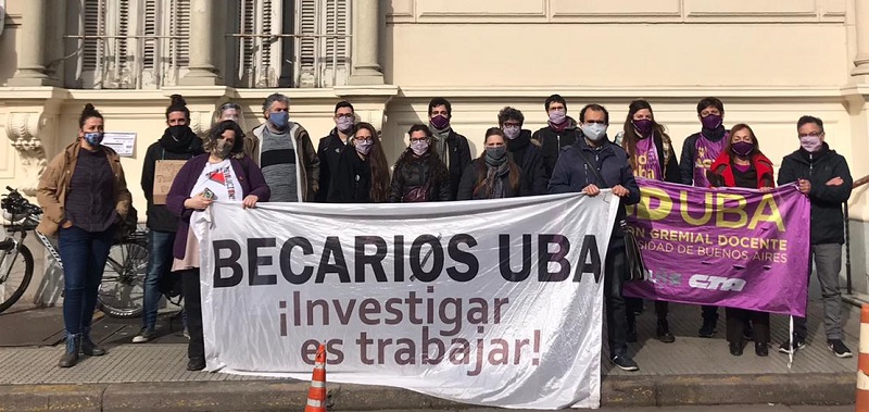 La Universidad de Buenos Aires deja en la calle a investigadores en formación