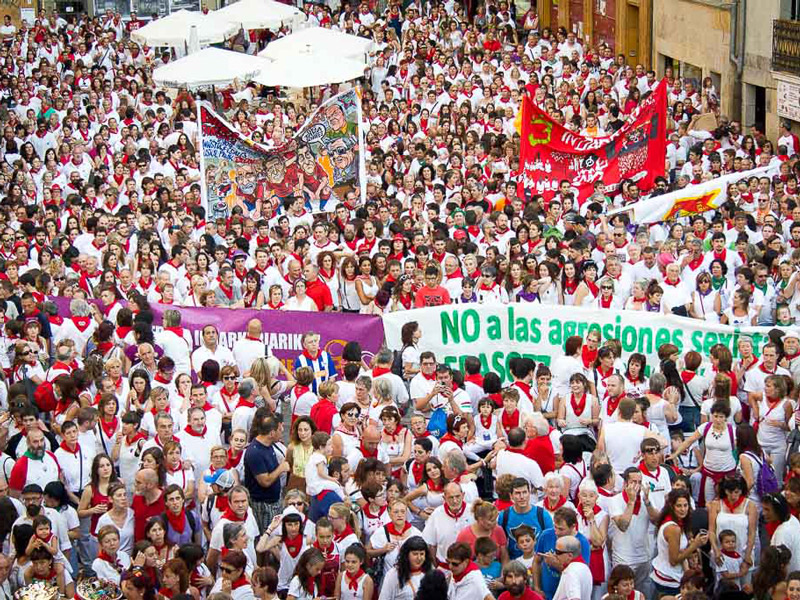 Grave agresión sexual en San Fermín denunciada por colectivos feministas 