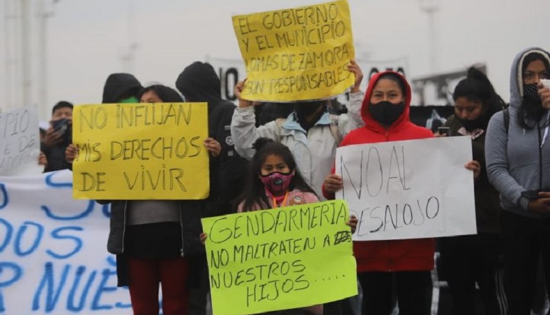 Organismos de derechos humanos exigen el retiro de las fuerzas represivas del barrio La Ribera