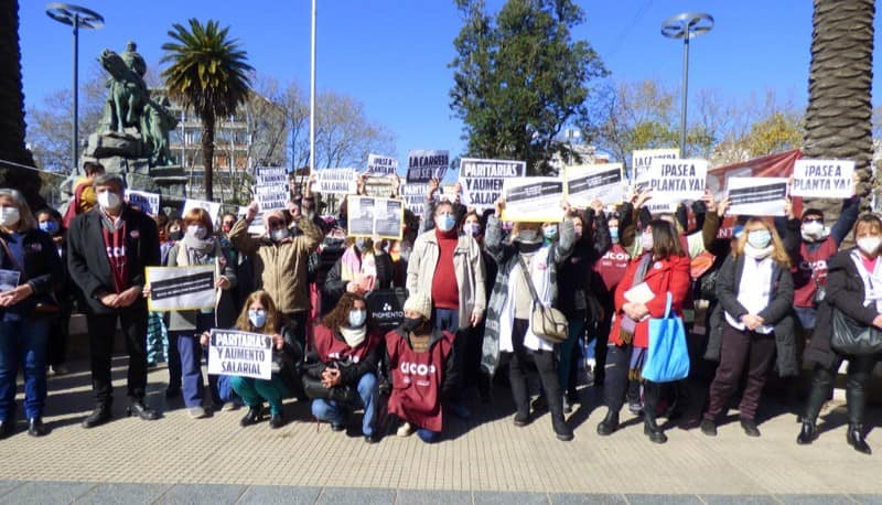 San Martín: Continúa el reclamo por condiciones de trabajo y salario de trabajadores de Salud