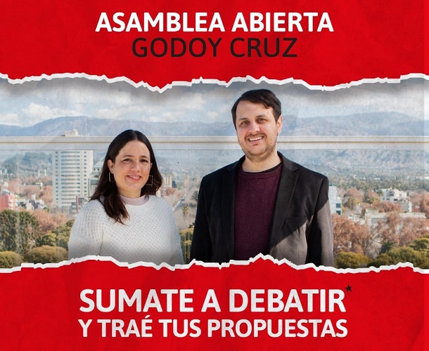 Primera asamblea abierta en Godoy Cruz para organizar la campaña del Frente de Izquierda-Unidad