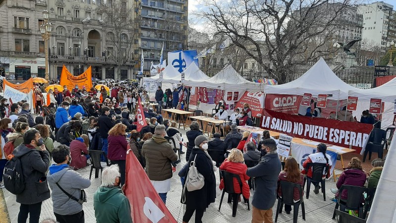 Jornada nacional de lucha: "Necesitamos construir un paro nacional de salud"