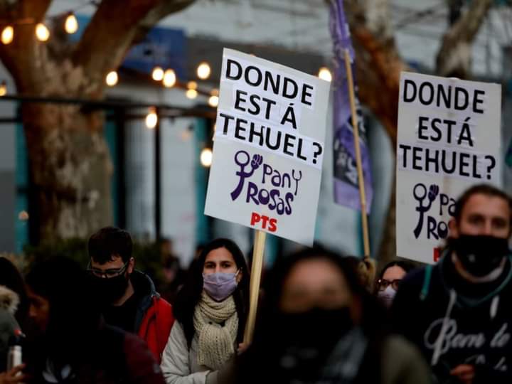 5 meses sin Tehuel: El Frente de Izquierda se movilizó por su aparición con vida