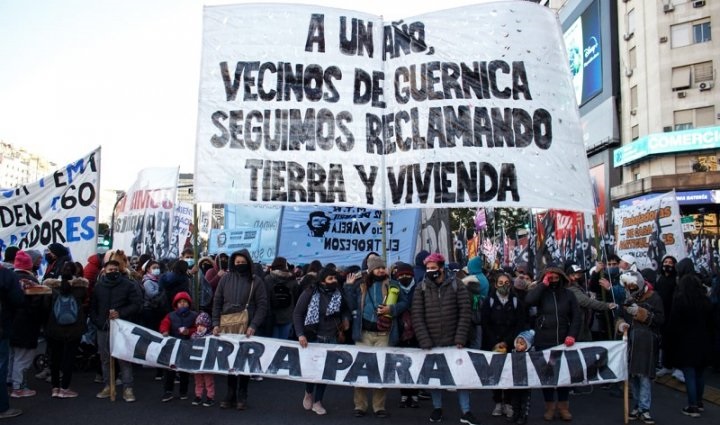 "No queremos promesas electorales, queremos tierra y vivienda que conquistamos con la lucha"