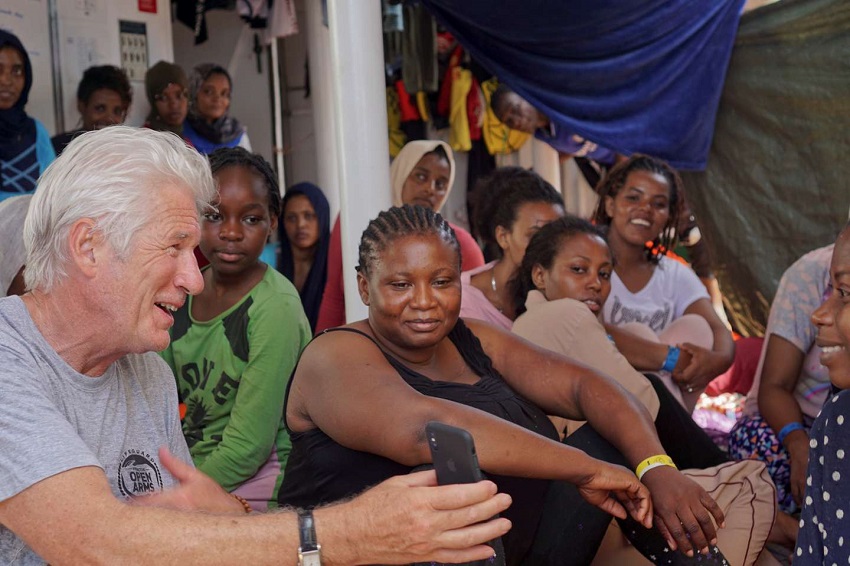 Richard Gere: el actor que hace campaña a favor de los refugiados