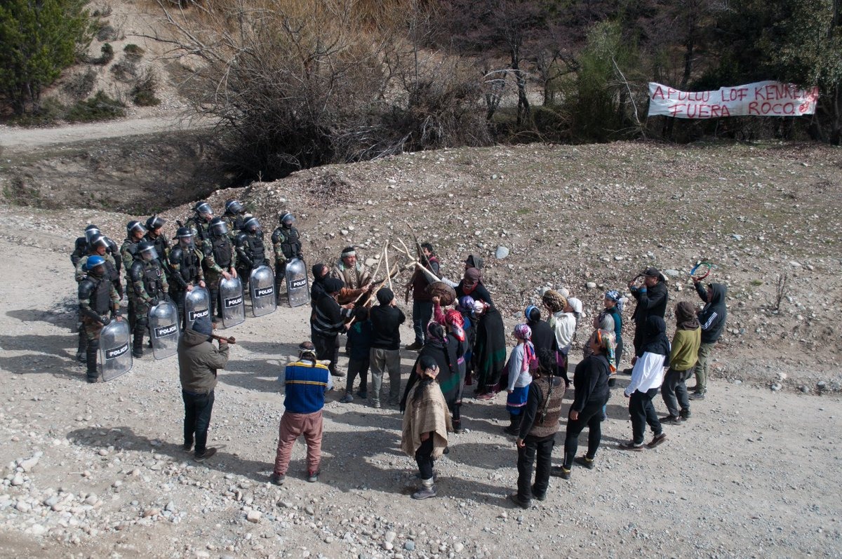 La militarización de Carreras contra el pueblo mapuche, una política para favorecer al gran capital