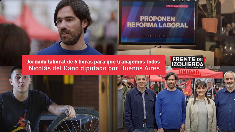 Por la jornada laboral de 6 horas y trabajo para todxs