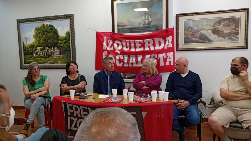 Vicente López: Conferencia de prensa en el Sindicato de Municipales de Candidatos del FITU