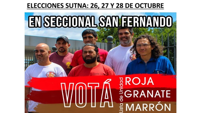 Elecciones en el SUTNA