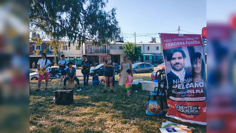 Jornada cultural del comité de apoyo al FIT-U del Barrio Federal