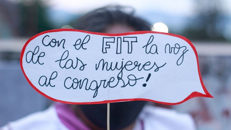 Con el FIT la voz de las mujeres al Congreso