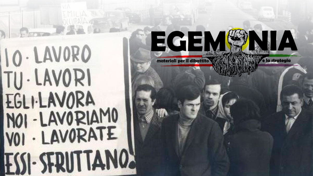 Italia: nace la nueva revista de política, cultura y teoría marxista “Egemonia”