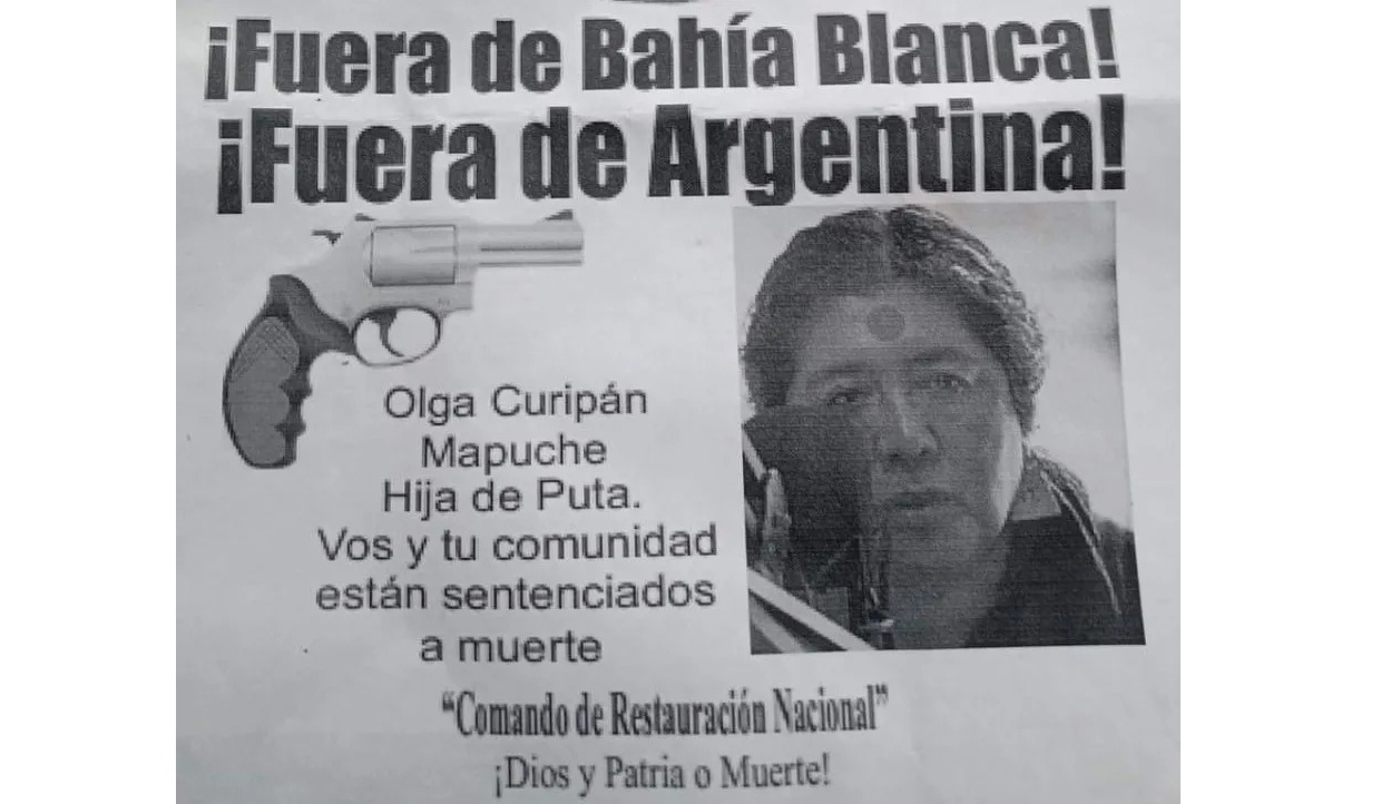 "Muerte a los mapuches, fuera de Argentina": nuevo ataque fascista a comunidad originaria