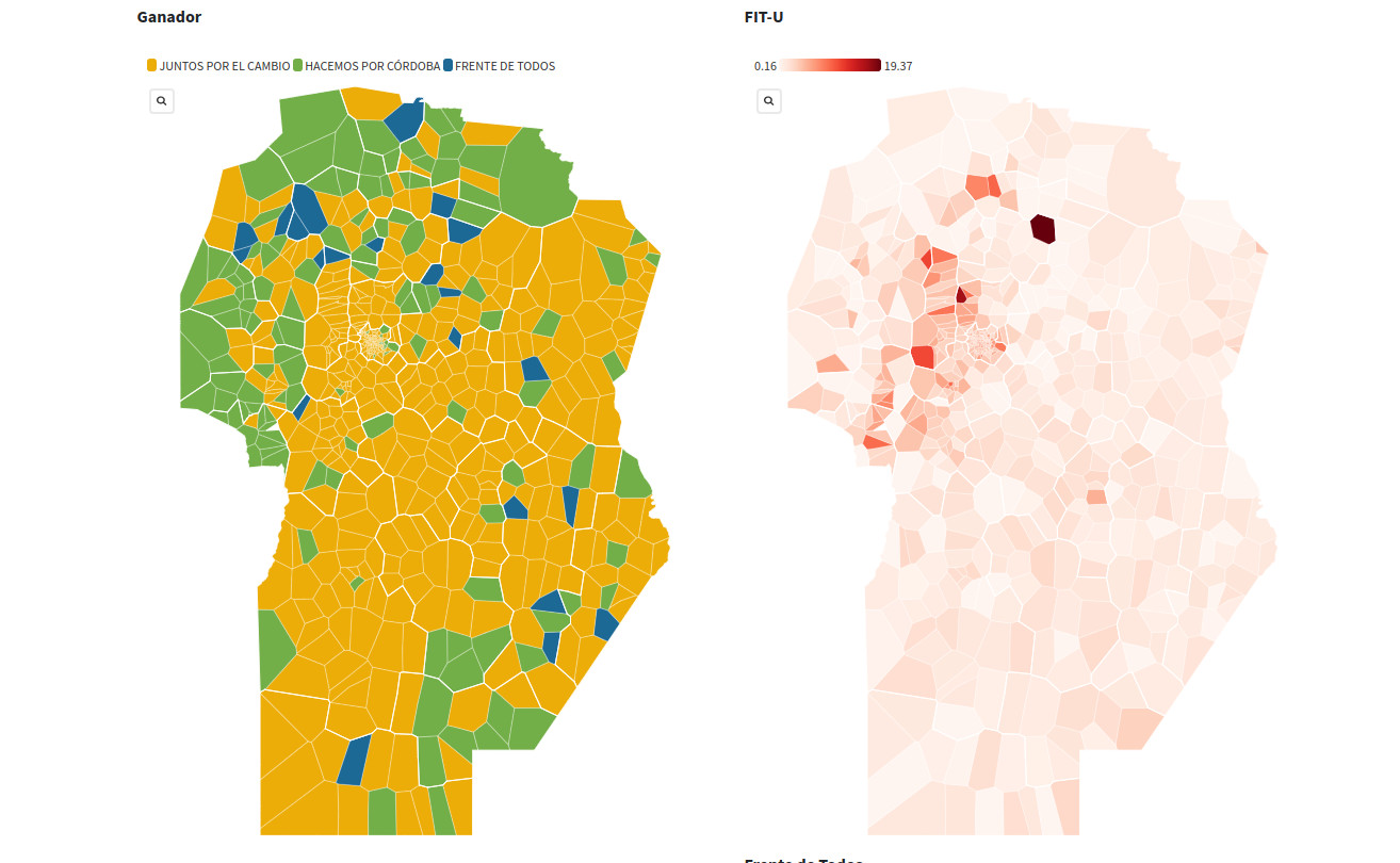 Nuevos mapas de Córdoba por circuito