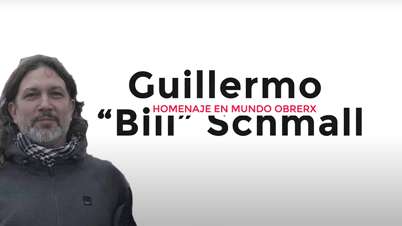 Homenaje a Guillermo "Bili" Schmal en Mundo Obrerx