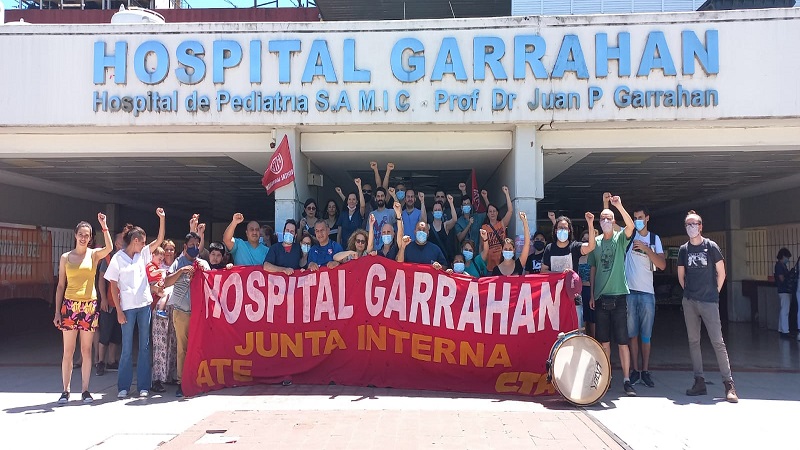 En el Garrahan ganó la Lista Roja de los trabajadores