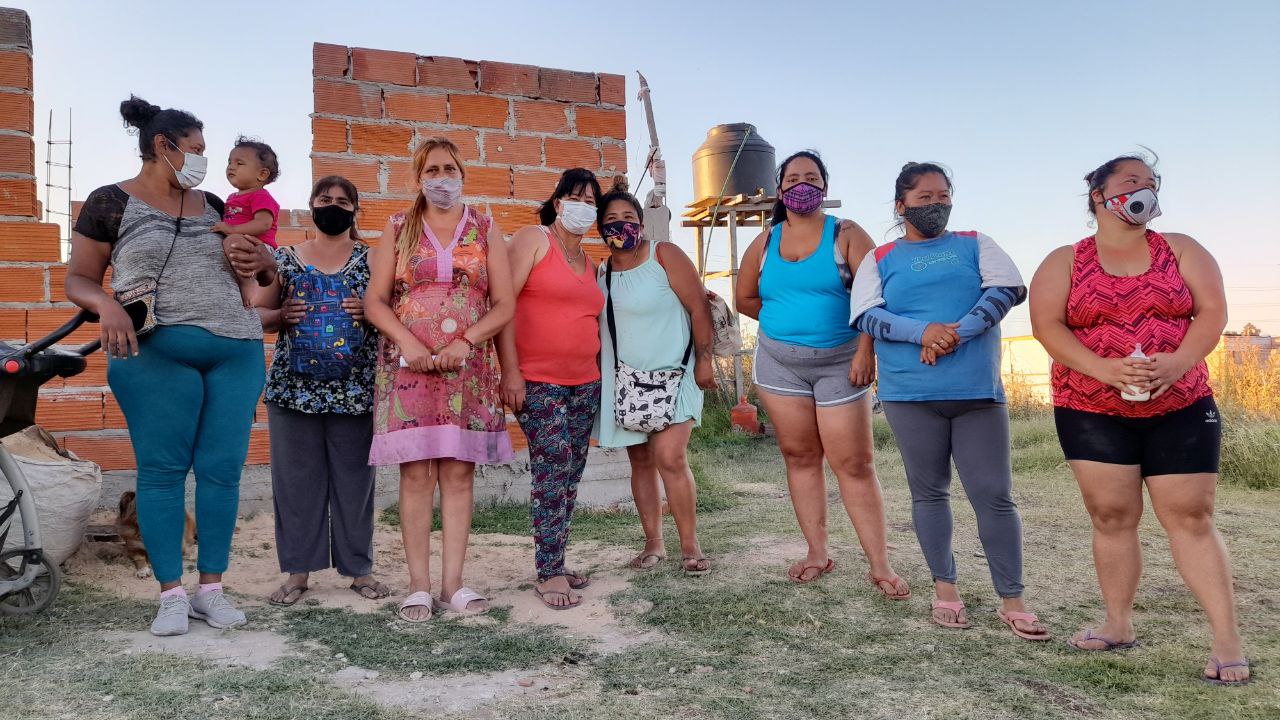 Jornada solidaria en el barrio Nueva Unión de Rafael Castillo en La Matanza