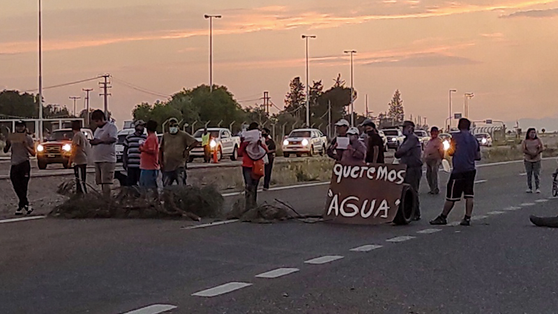 Ola de calor: protestan en Luján por falta de agua