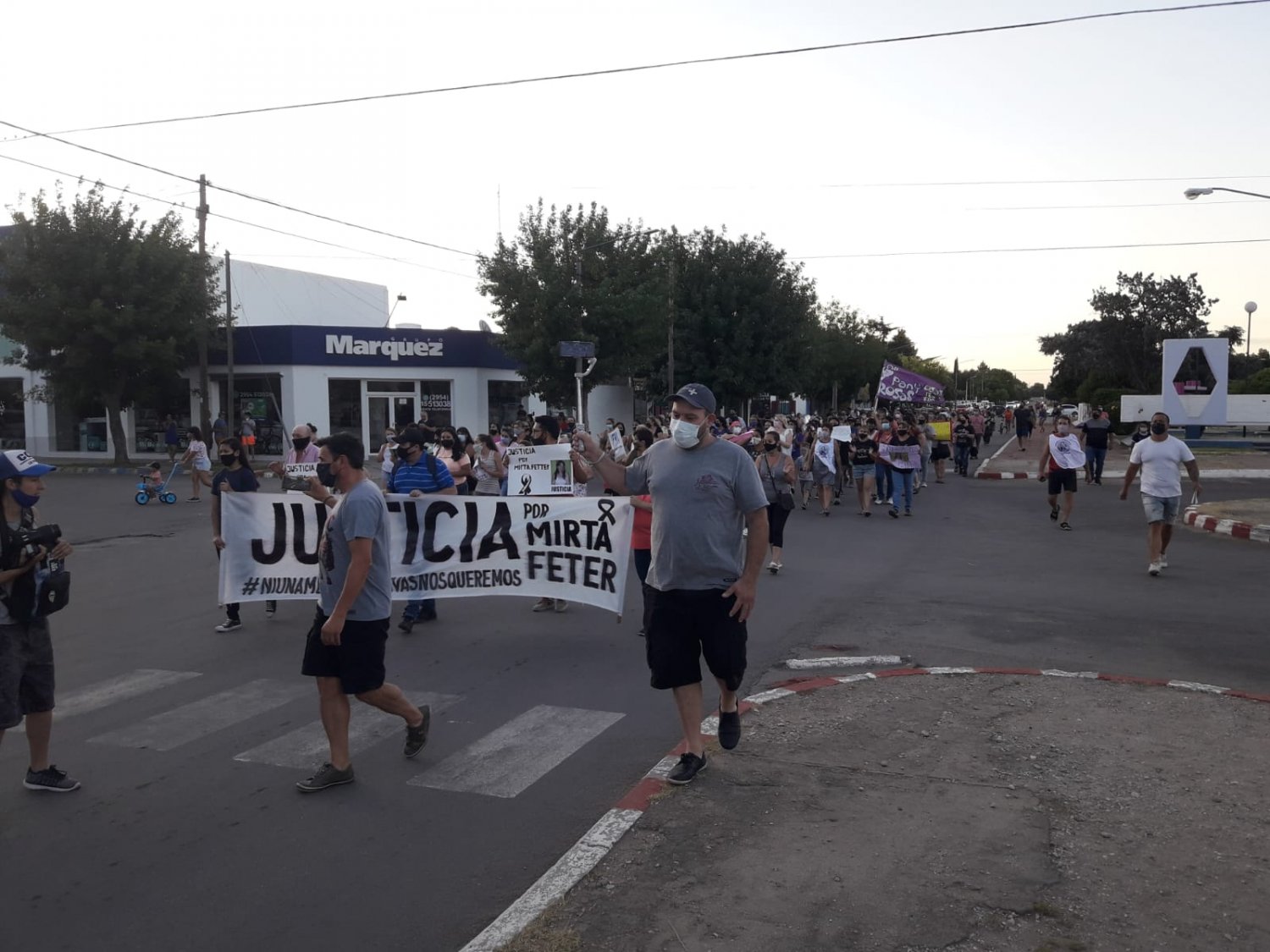 La Pampa: femicidio y marcha