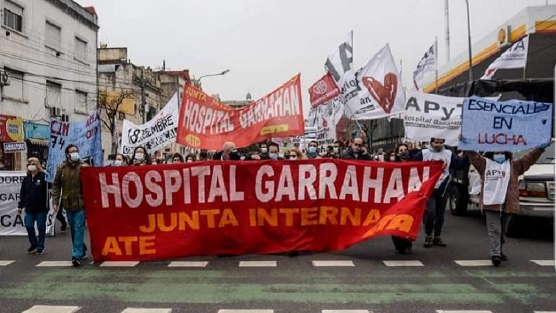 10 de marzo: la junta Interna del hospital Garrahan moviliza contra el FMI