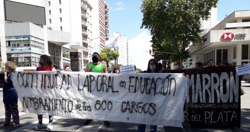 Elecciones a cuerpo de delegados en ATE educación: se presentaron candidates de la Agrupación Marrón