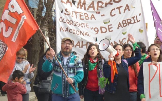 La Marrón en la Lista Multicolor lanzó su campaña por un Suteba democrático y de lucha