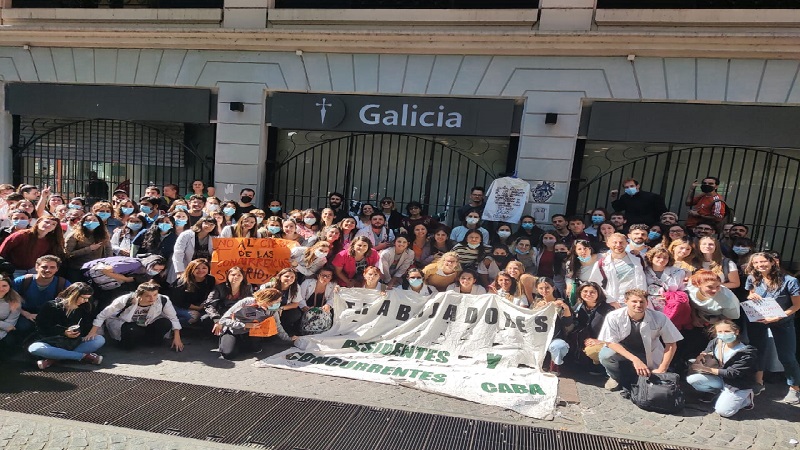 Gran jornada de lucha de los trabajadores residentes y concurrentes de la salud