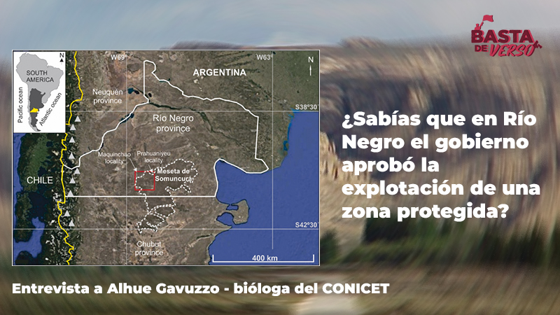 ¿Sabías que en Río Negro el gobierno aprobó la explotación de una zona protegida?